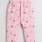 BUMZEE Pink & White Baby Girls Diaper Pants/Leggings/Pyjamas Pack of 3