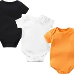 Madara Romper For Baby Boys & Baby Girls Casual Solid Cotton Blend