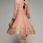 Bhumika Vaid Blush Pink Embroidered Tunic Set for Women at Lovel