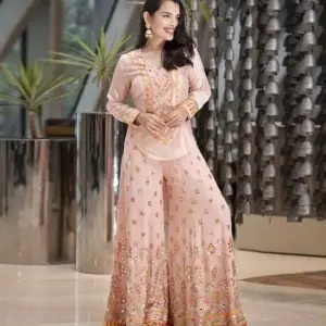 Bhumika Vaid Pink Saachi Top with Pant