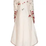 Aastha Jain Ivory Embroidered Jacket With Kurta & Palazzo Pants for Women at Lovel