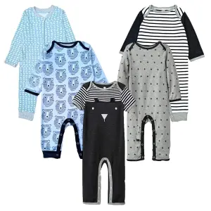 TuddyBuddy 100% Cotton Romper/Jumpsuit/Onesie Set for Baby