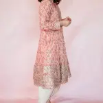 Bhumika Vaid Blush Pink Embroidered Tunic Set for Women at Lovel