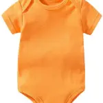 Madara Romper For Baby Boys & Baby Girls Casual Solid Cotton Blend