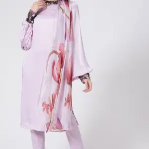 Eesha Mahajan Mauve Embroidered & Printed Kurta Set for Women at Lovel