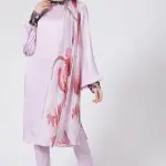 Eesha Mahajan Mauve Embroidered & Printed Kurta Set for Women at Lovel