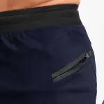 Jump Cuts Solid Men Dark Blue Basic Shorts