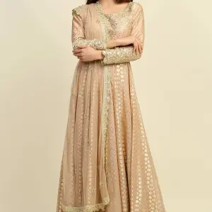 Buy Aastha Jain Embroidered Anarkali Set For Women Available online at Scrollnshops XXL / Gold