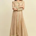 Buy Aastha Jain Embroidered Anarkali Set For Women Available online at Scrollnshops XXL / Gold