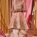 Bhumika Vaid Blush Pink Embroidered Tunic Set for Women at Lovel