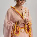 Bhumika Vaid Pink Hand Embroidered Kurta Set for Women at Lovel